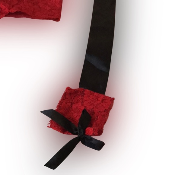 Women’s Sexy Nighty Body Suit by Leg Avenue Spandex 3-Piece Set - Picture 6 of 15